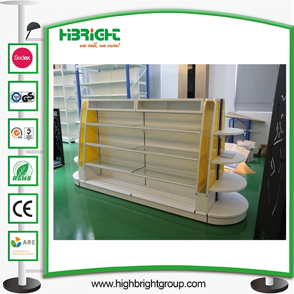 Cosmetic Display Shelving for Supermarket with LED