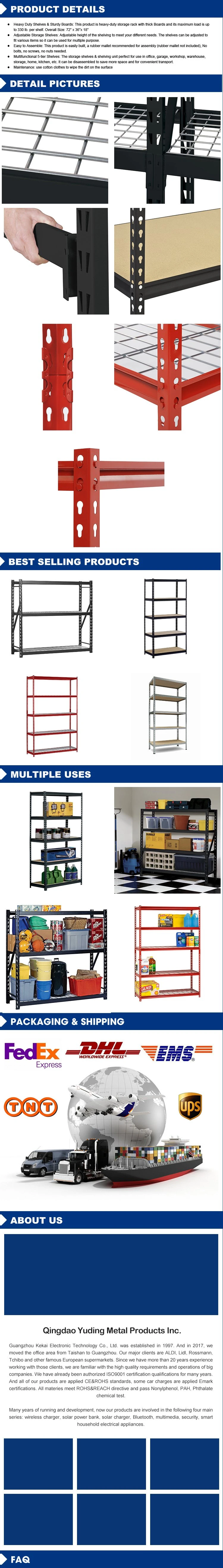 Warehouse Detachable Medium Light Duty Rack Metal Storage Rack Shelf Storage Rack Light Duty