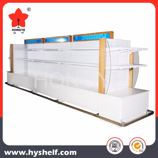 High Quality Cosmetic Display Gondola Shelving for Supermarket